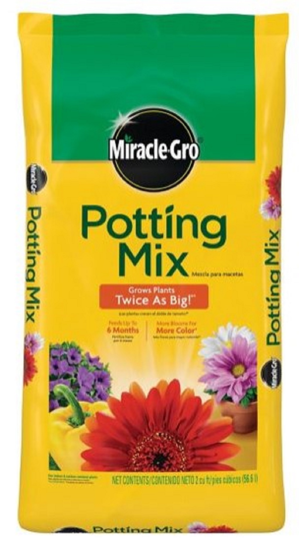 Miracle-Gro 75652301 Potting Mix 2 cu. ft. | eBay