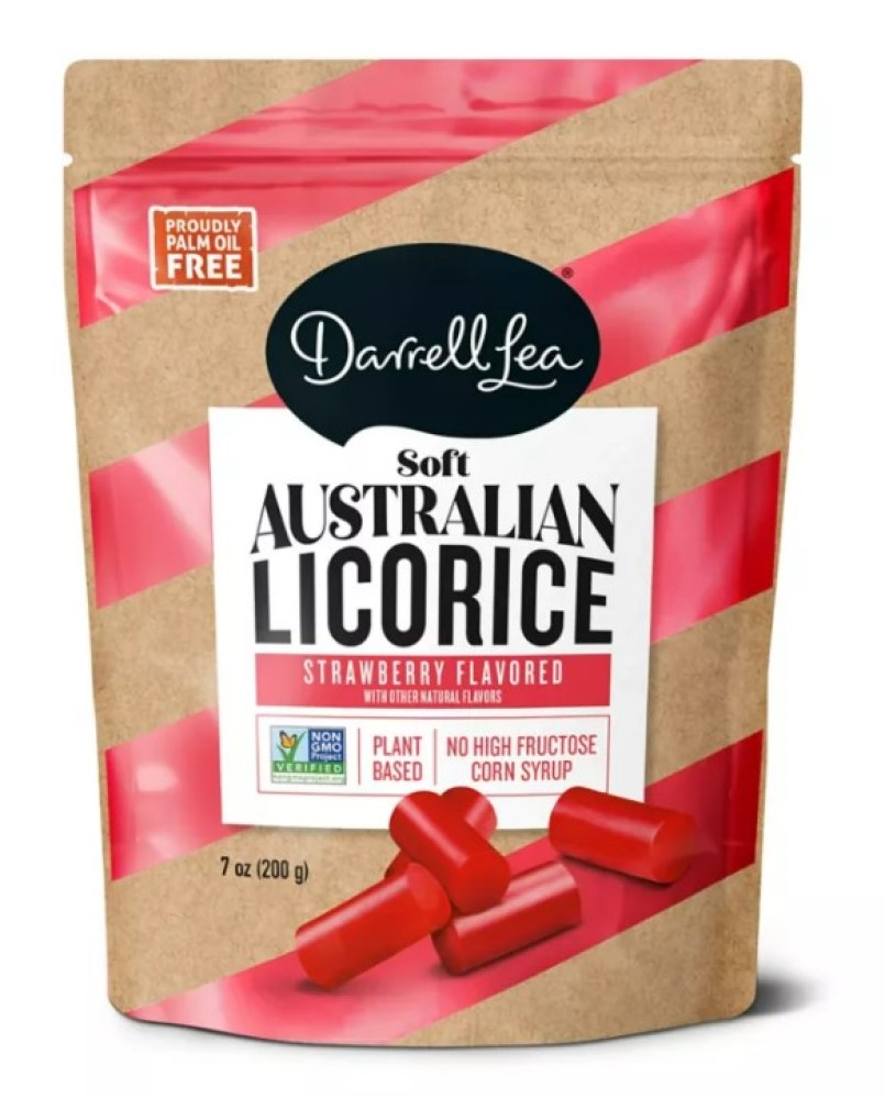 Darrell Lea 111927 Soft Australian Licorice Strawberry Flavor 7oz