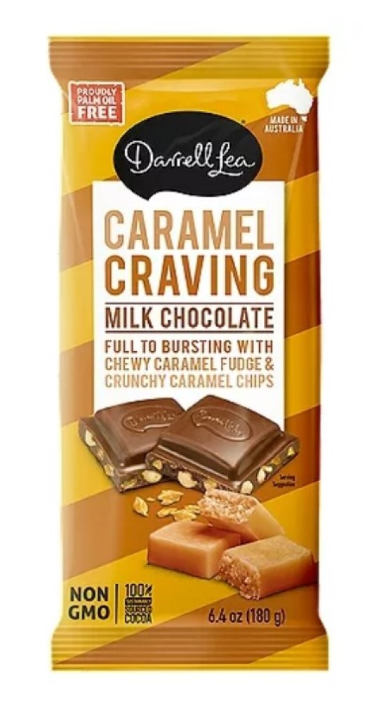 ＊caramel milk＊ Darrell Lea DLD08873 Caramel Craving Milk Chocolate Bar 6.4