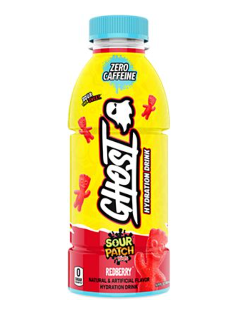 GHOST Hydration - SOUR PATCH KIDS REDBERRY (12 x 16.9 Fl Oz.) | eBay