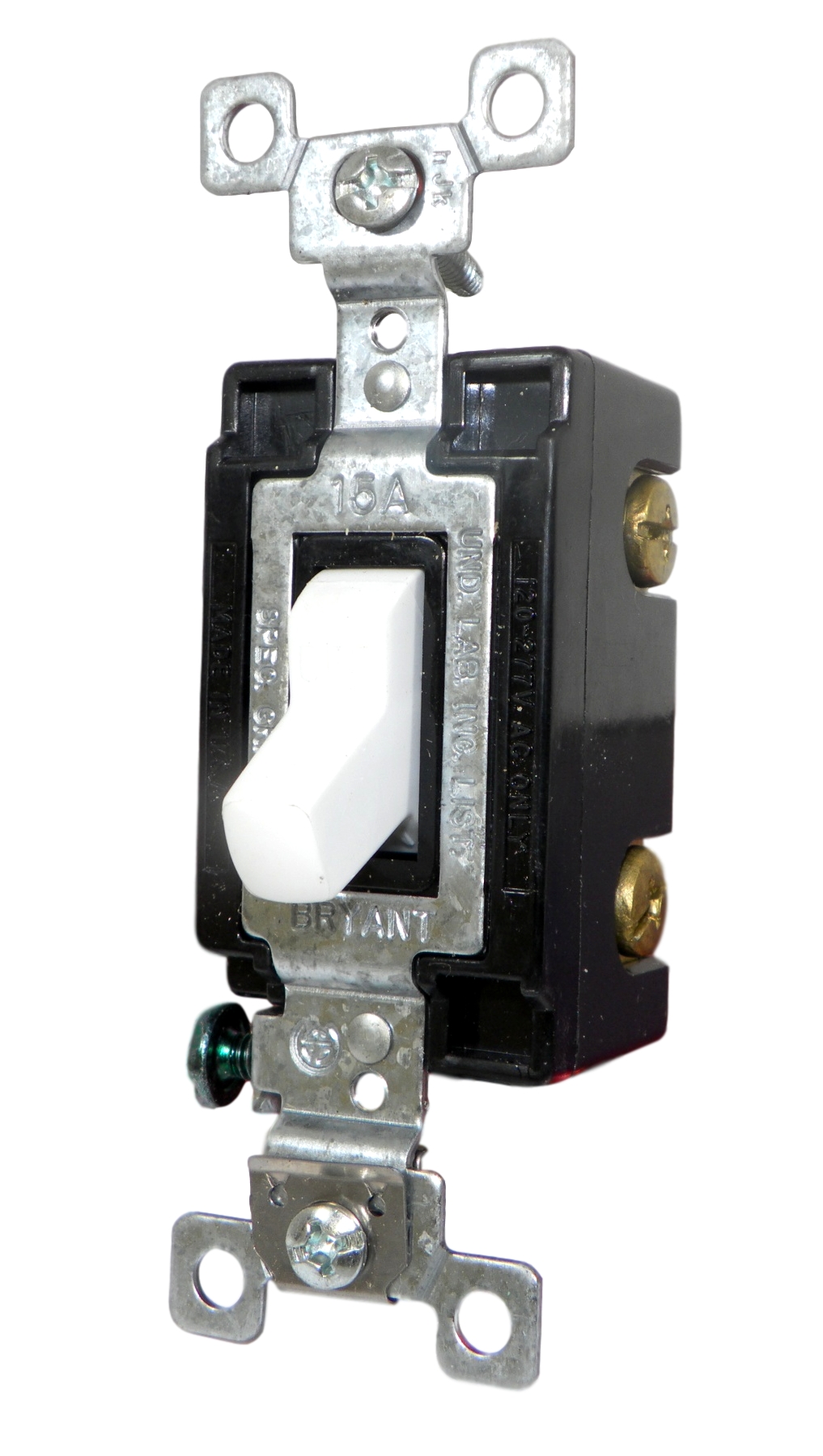 Hubbell RC103WZ Combo interruptor de palanca doble, (1) 1 polo, (1