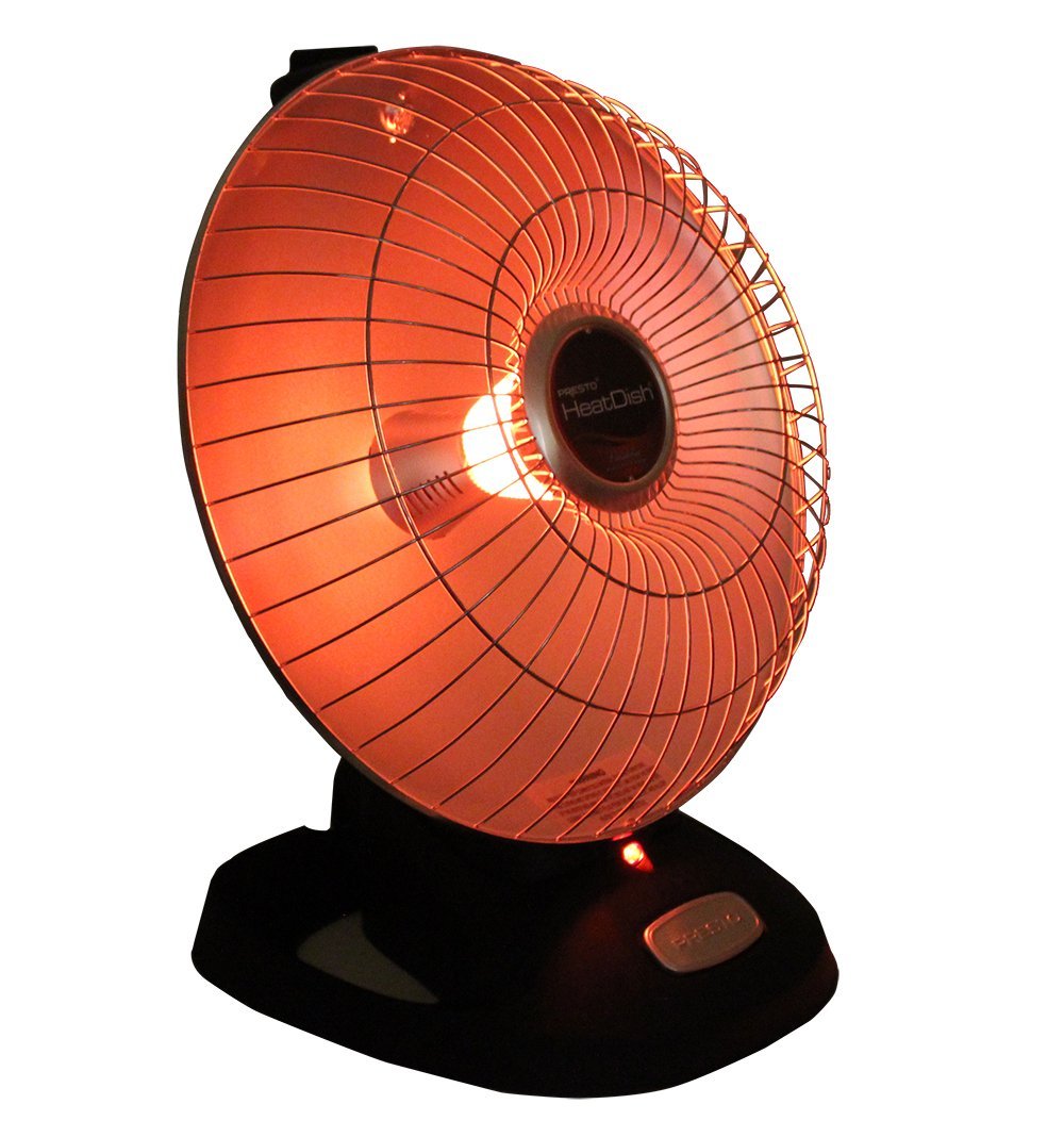 Presto Heat Dish Plus Parabolic Electric Heater eBay