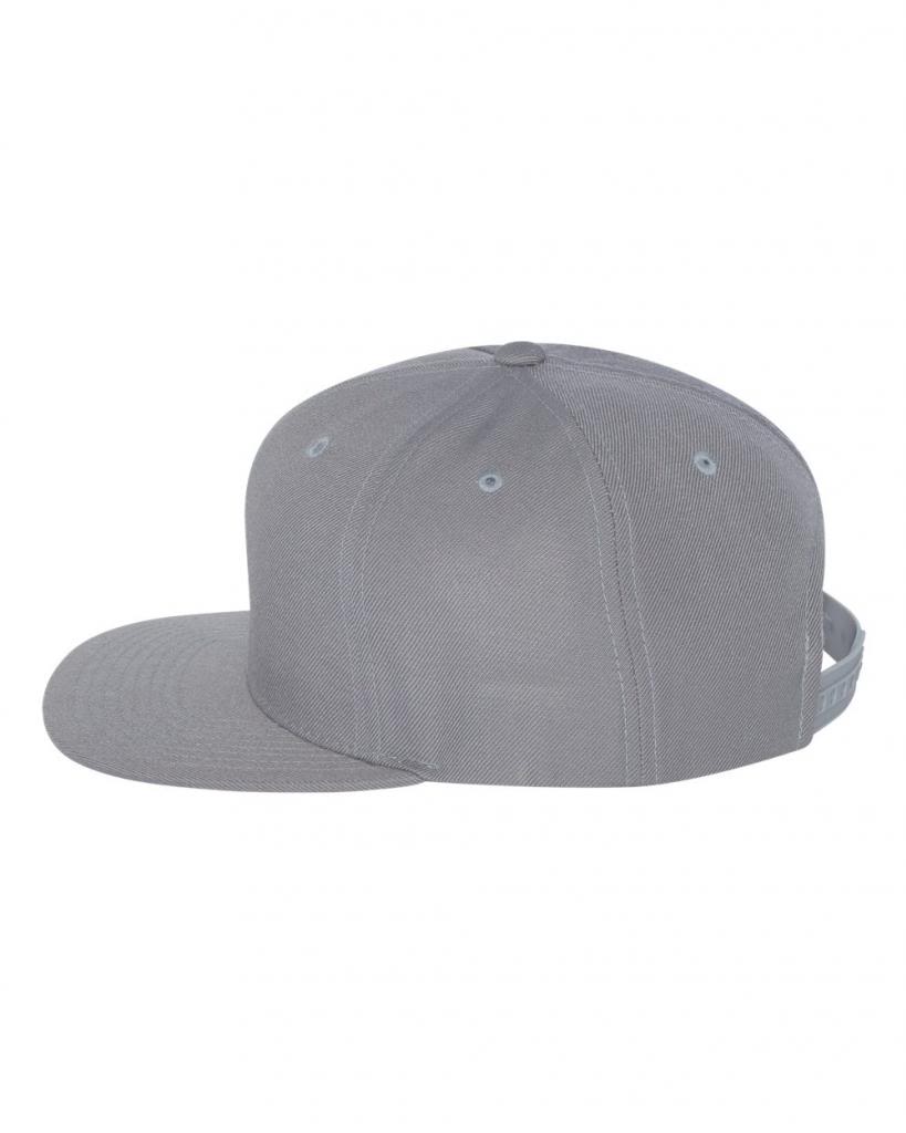 Visera plana estructurada panel Yupoong clásica Snapback - Imagen 3 de 6