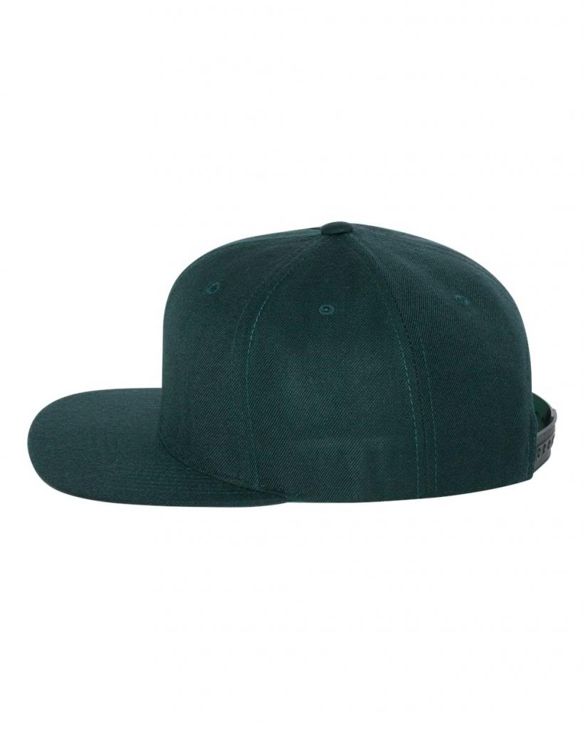 Visera plana estructurada panel Yupoong clásica Snapback - Imagen 6 de 6