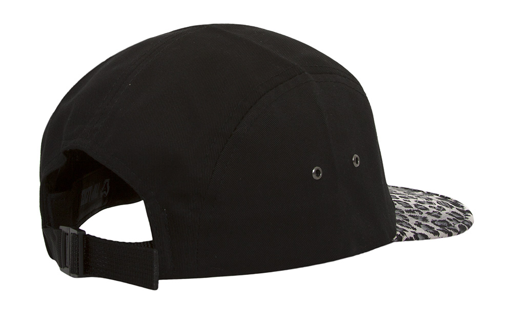 Gorra de cinco paneles de algodón con estampado de sombreros Top - Imagen 6 de 9