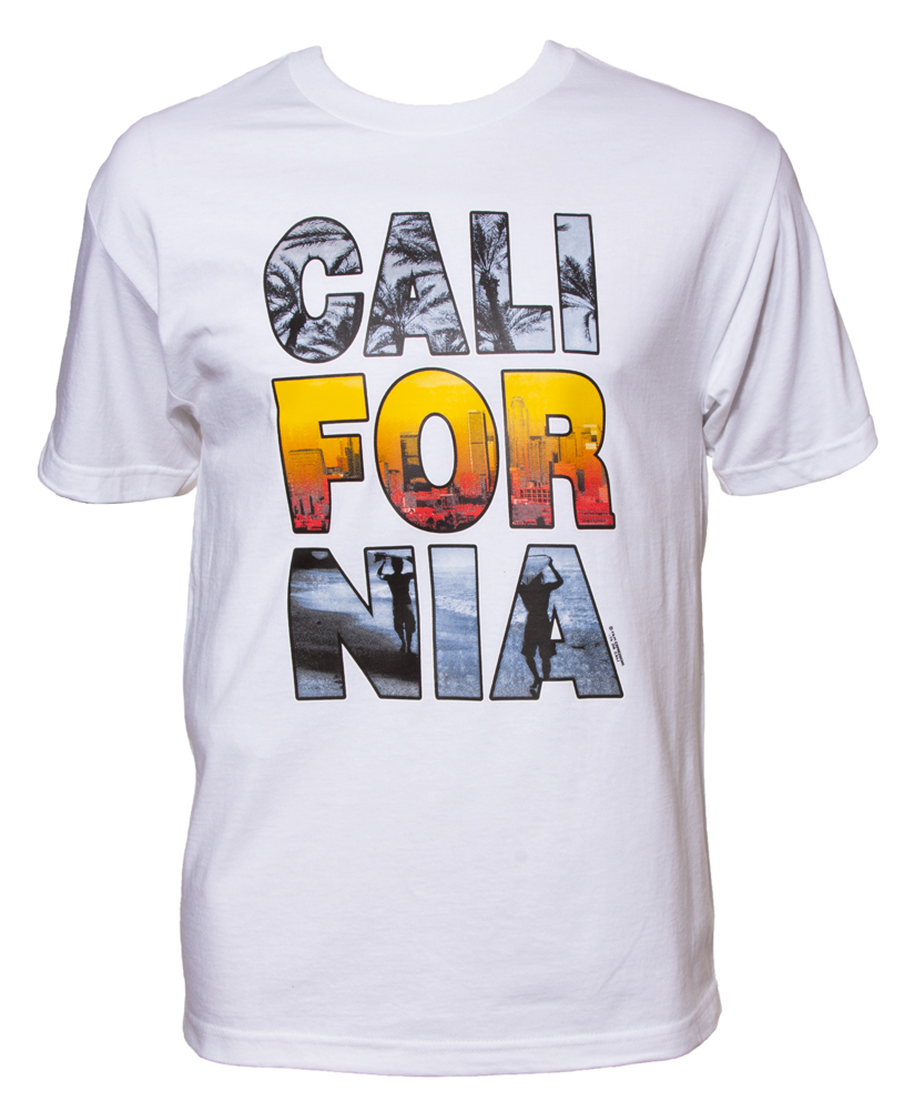 有关以下物品的详细资料: mens california scenery black short