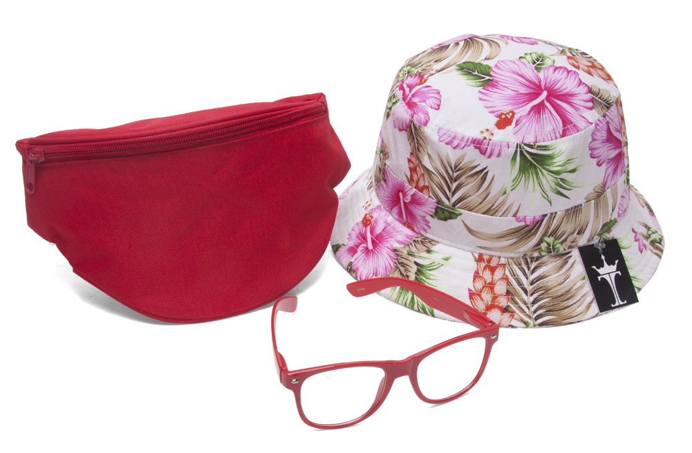 Kit de accesorios del festival para hombres con cubo floral, riñonera y Buddys - Imagen 8 de 11