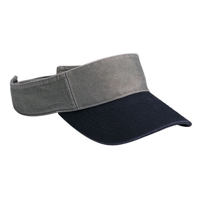 Youth Cotton Twill Washed Visor - Picture 10 of 12