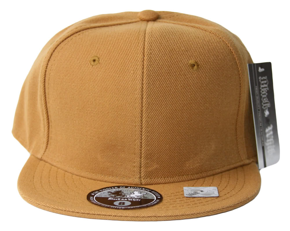 Fitted Acrylic Plain Style Light Brown Hat eBay