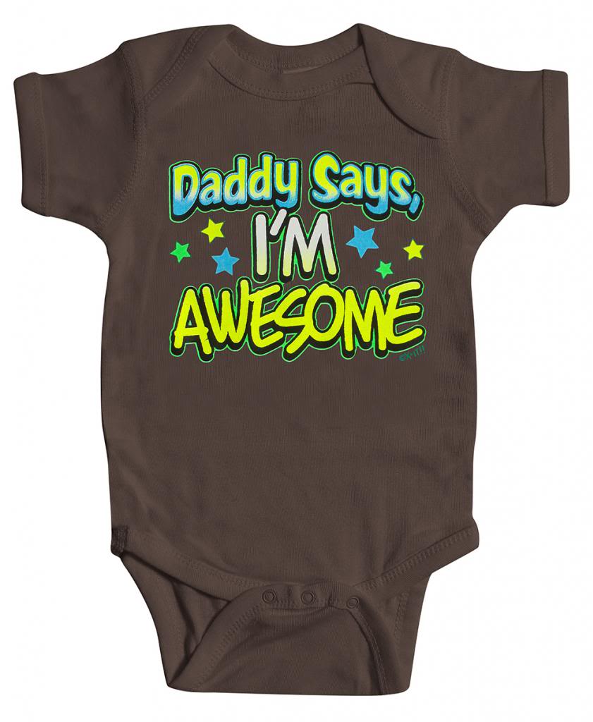 Body para niños pequeños "Papá dice, soy impresionante" - Imagen 7 de 21