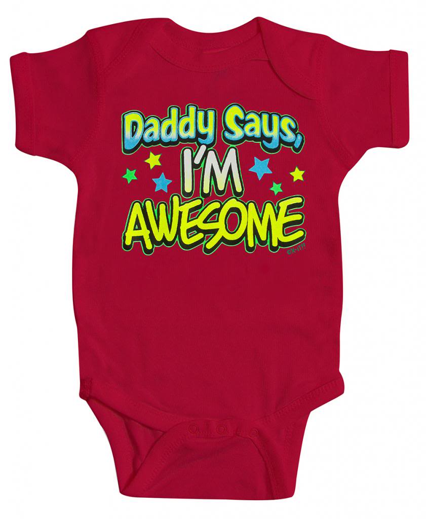 Body para niños pequeños "Papá dice, soy impresionante" - Imagen 17 de 21