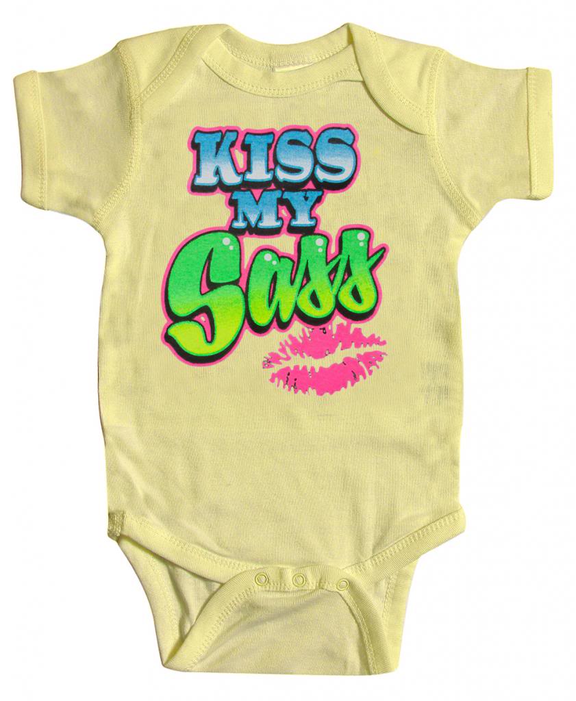 Body bebé "Kiss My Sass" (varios colores) - Imagen 3 de 17