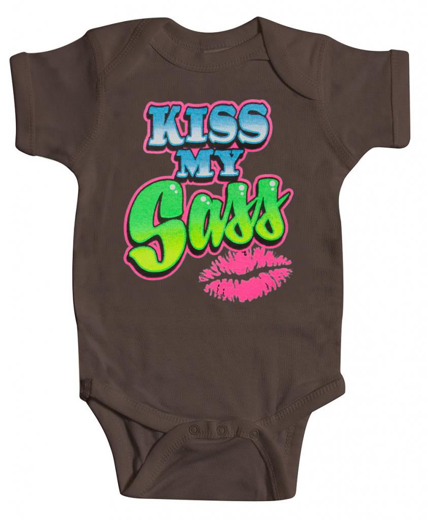 Body bebé "Kiss My Sass" (varios colores) - Imagen 5 de 17