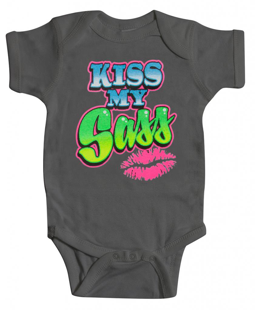 Body bebé "Kiss My Sass" (varios colores) - Imagen 6 de 17