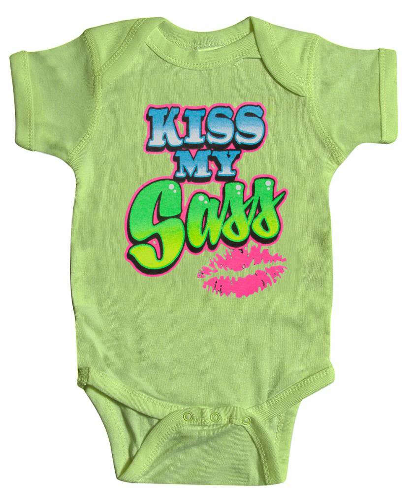 Body bebé "Kiss My Sass" (varios colores) - Imagen 8 de 17
