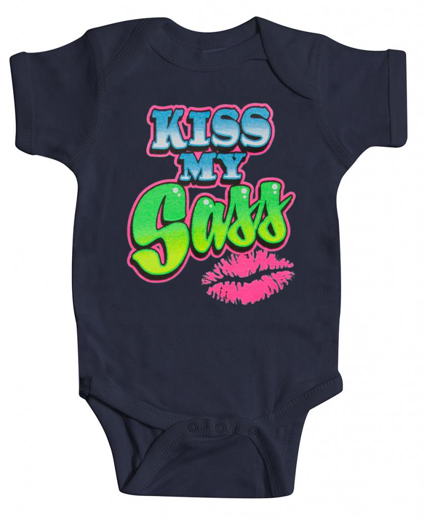 Body bebé "Kiss My Sass" (varios colores) - Imagen 10 de 17