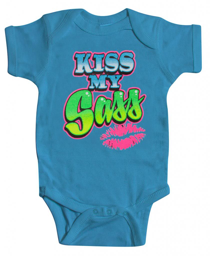 Body bebé "Kiss My Sass" (varios colores) - Imagen 16 de 17