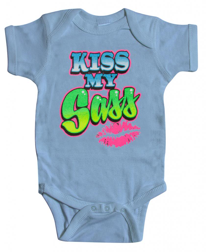 Body bebé "Kiss My Sass" (varios colores) - Imagen 9 de 17