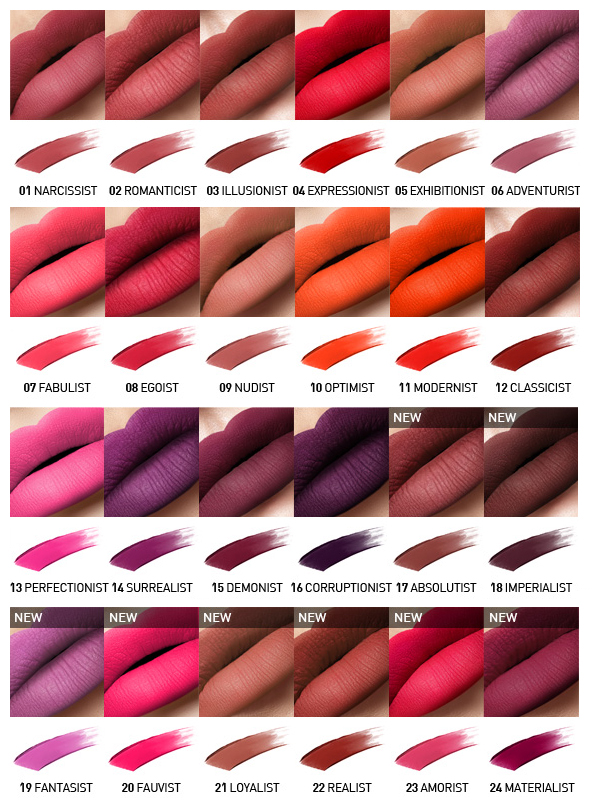 Cailyn Pure Lust Extreme Matte Tint Shades