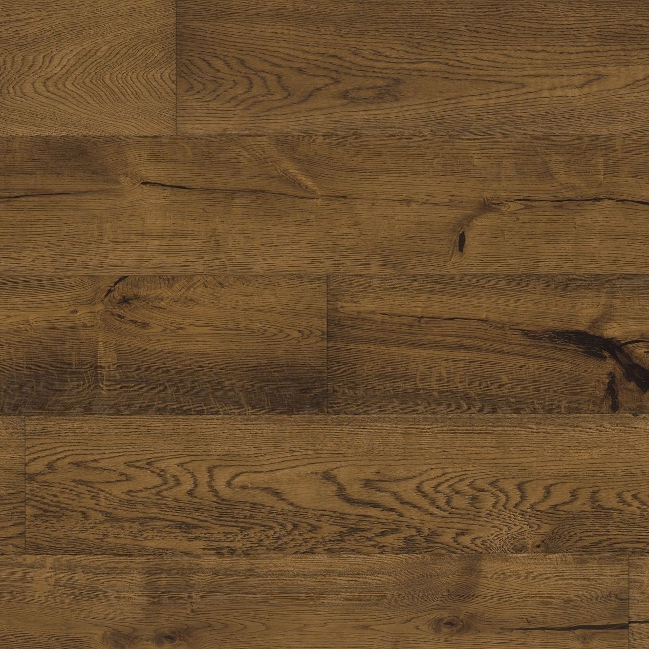 HORI Parkett Eiche Vintage barriquebraun Parkettboden mit Fase Dämmung