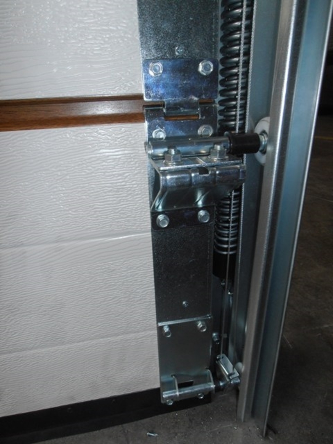 Garagentor Sektionaltor HORI Thermo40 ML Sicke Woodgrain Zarge Antrieb