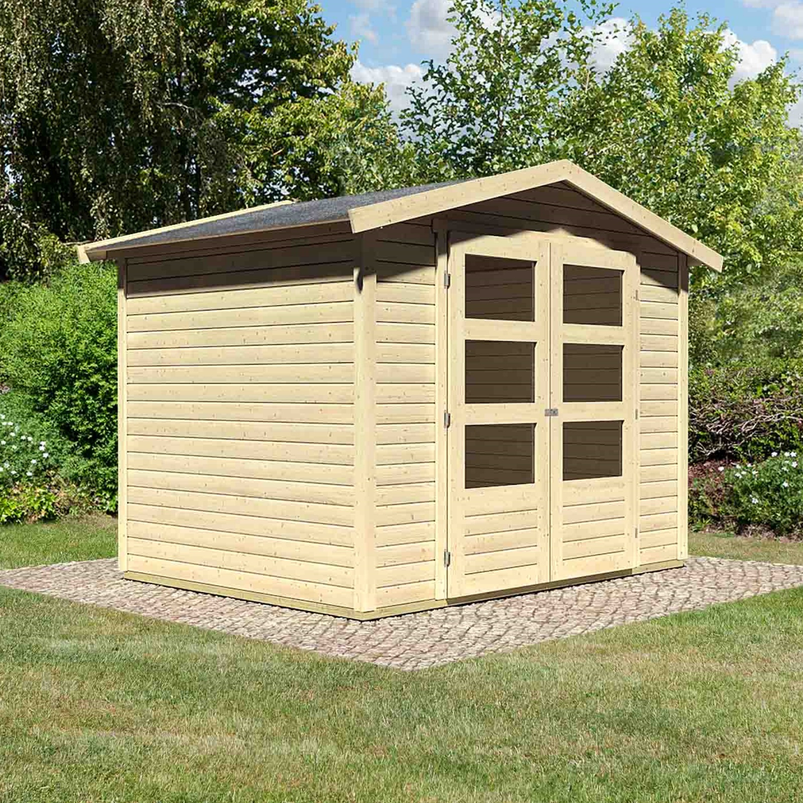 Gartenhaus Holzhaus Gerätehaus Schuppen Lasita Maja HORI ...