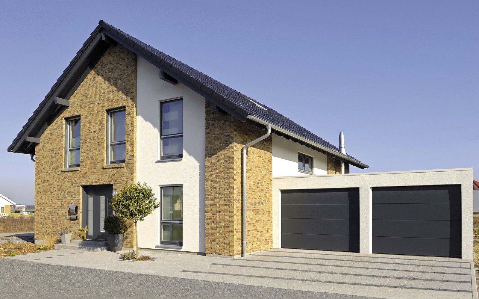 Garagentor Sektionaltor HORI Thermo40 XL Sicke inkl Zarge Antrieb 2x