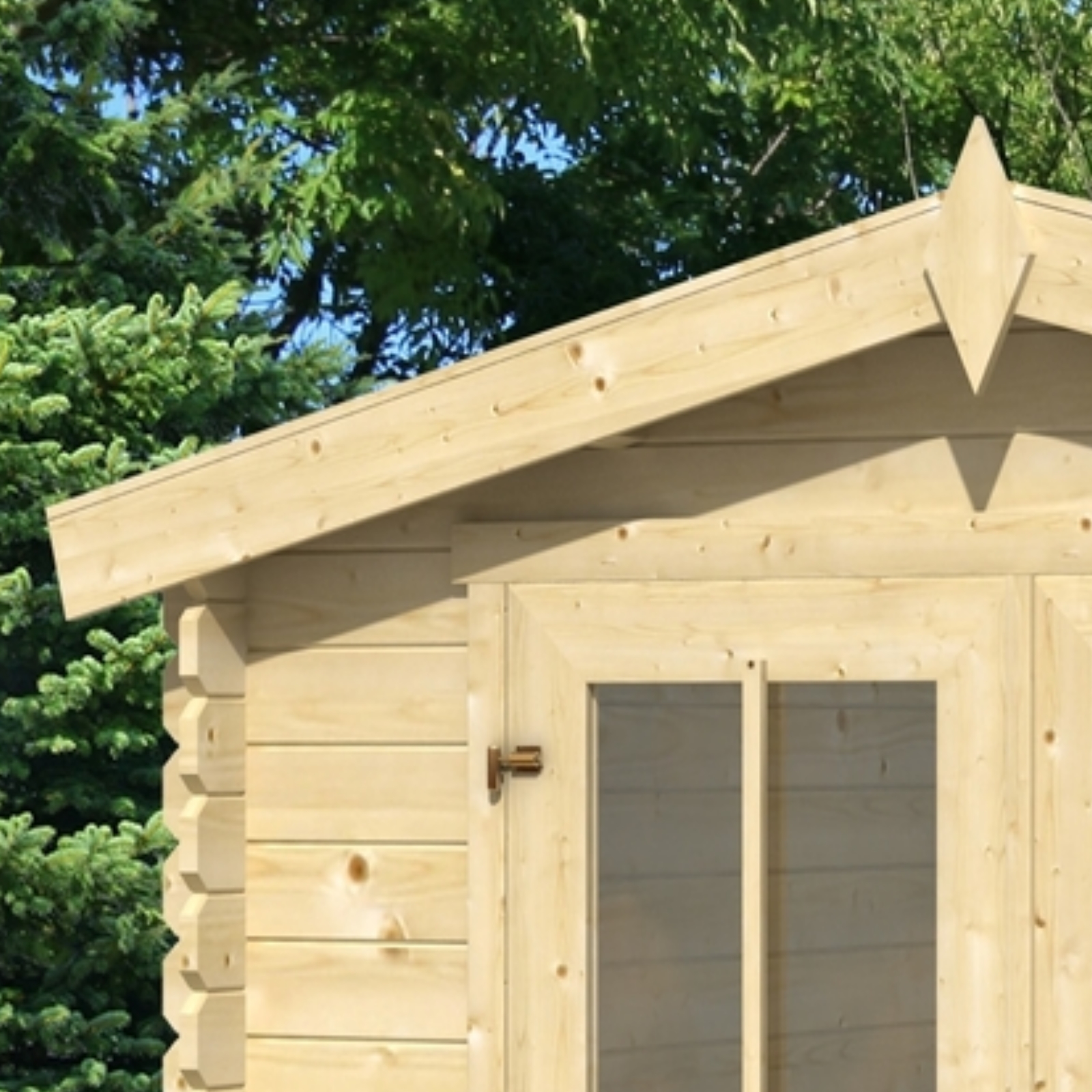 Gartenhaus Geratehaus Schuppen Gerateschuppen Holz Lasita Maja Robin 381 X 355