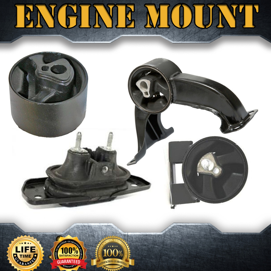 Engine /& Trans Mount Set 3PCS for Chrysler Sebring Dodge Avenger 1995-2000 2.5L