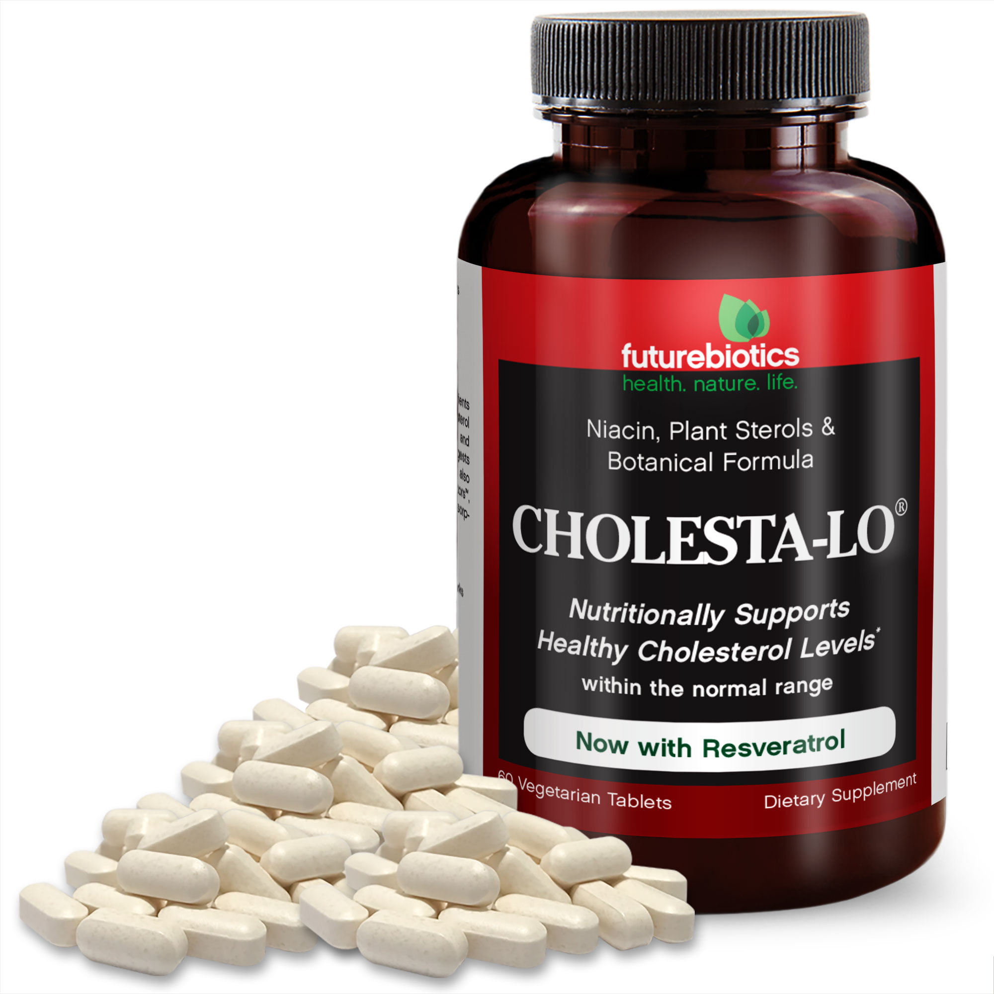 Futurebiotics CholestaLo Cholesterol Support, 60 Vegetarian Tablets