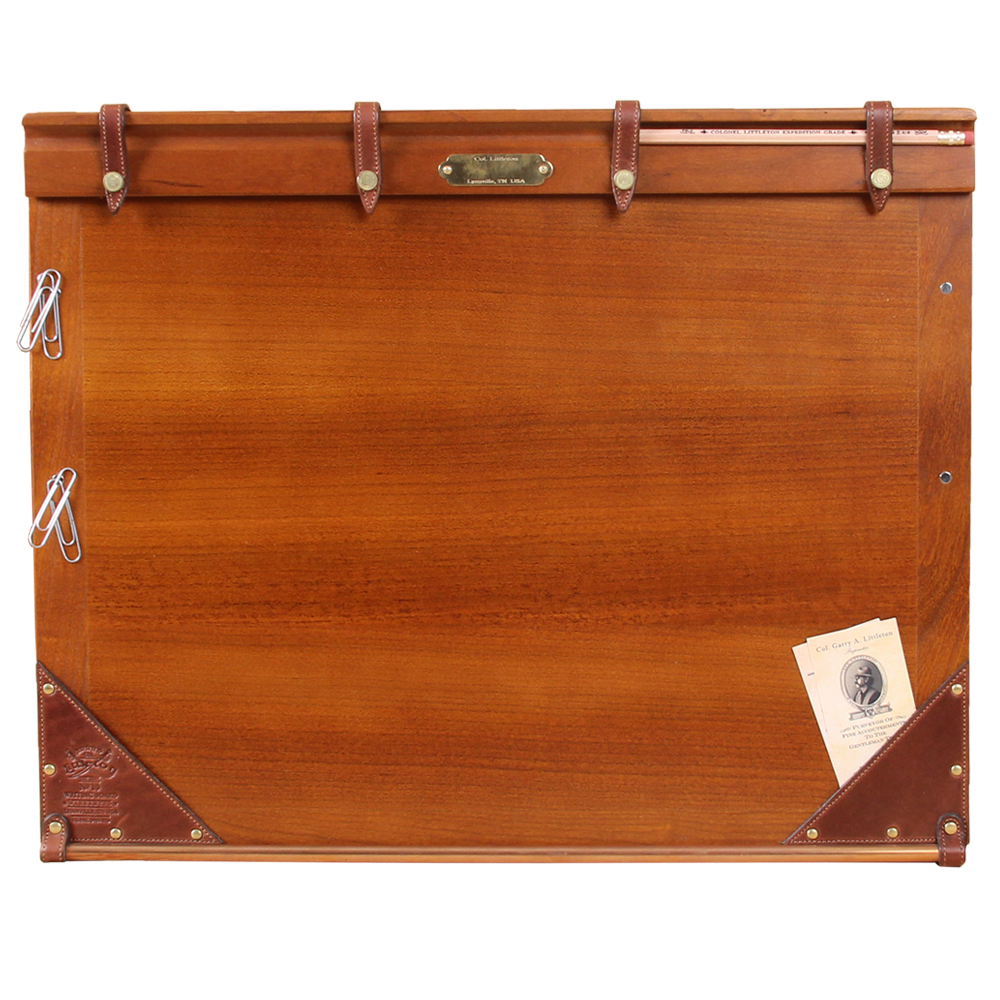 Col. Littleton American Cherry Wood Writing Board Handcrafted in the