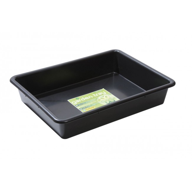 28L Heavy Duty Plastic Garden Tray Gravel Soil Mixing Potting Gardening
