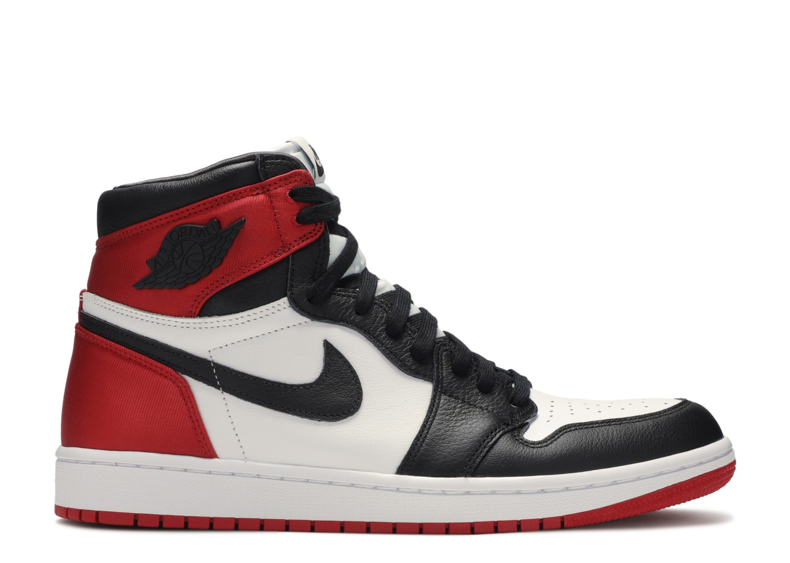 air jordan 1 wmns satin black toe