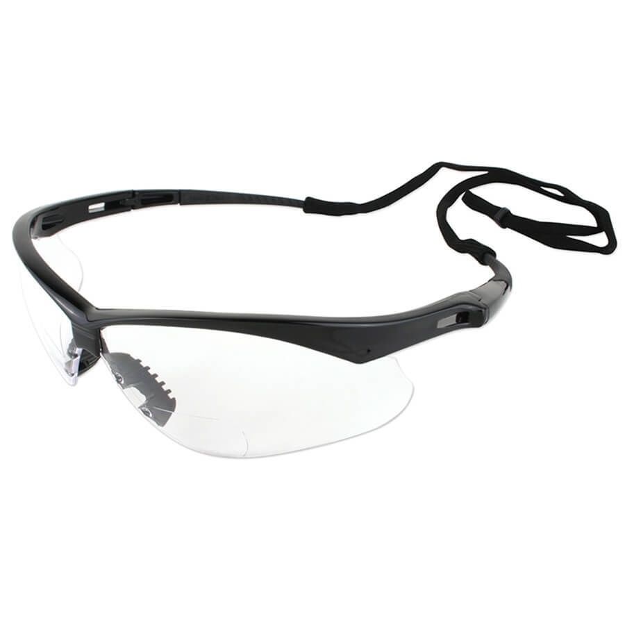 Kleenguard Nemesis Readers Bifocal Safety Glasses With Clear Lens Z87