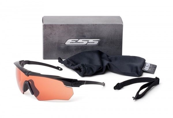 ESS Crossbow Suppressor Shooting Glasses Black Frame Hi-Def Copper