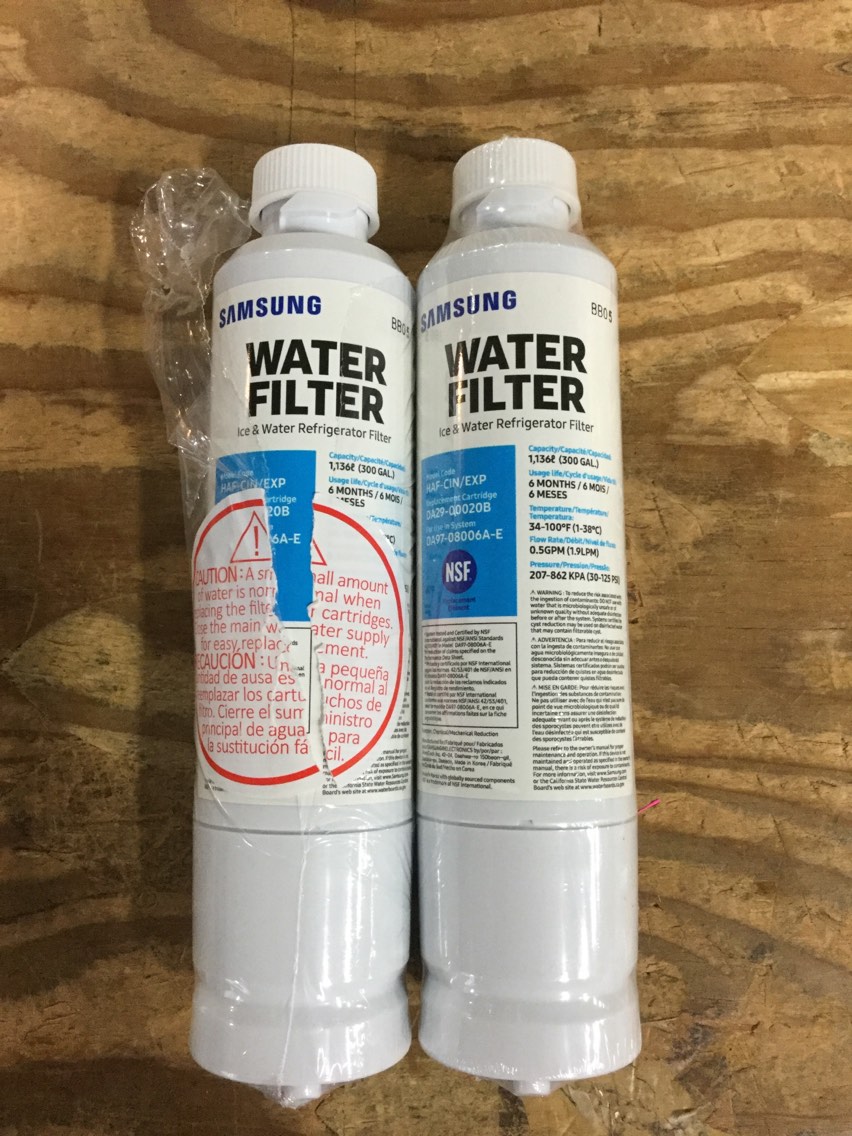 Samsung Electronics HAFCIN Refrigerator Water Filter 2 Pack White 2