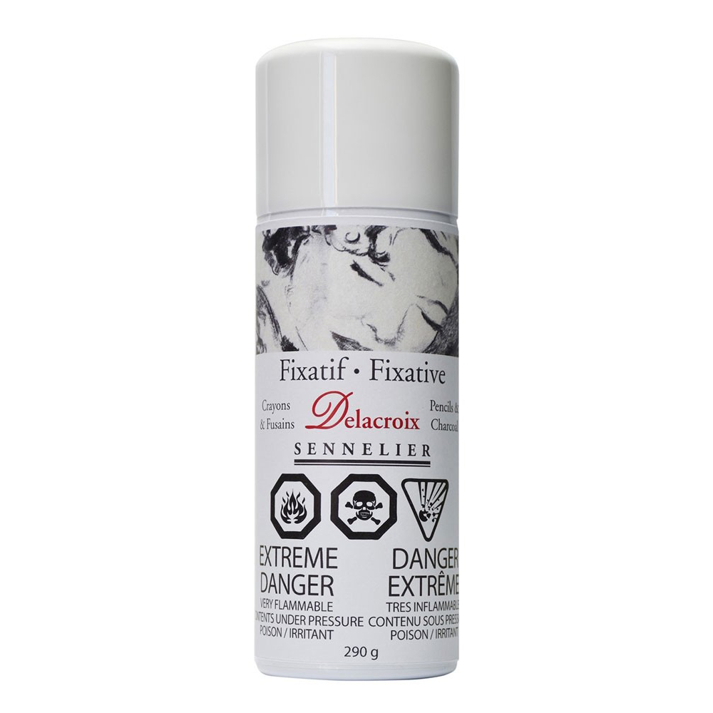 Sennelier Delacroix Charcoal Fixative 400ml Aerosol Spray