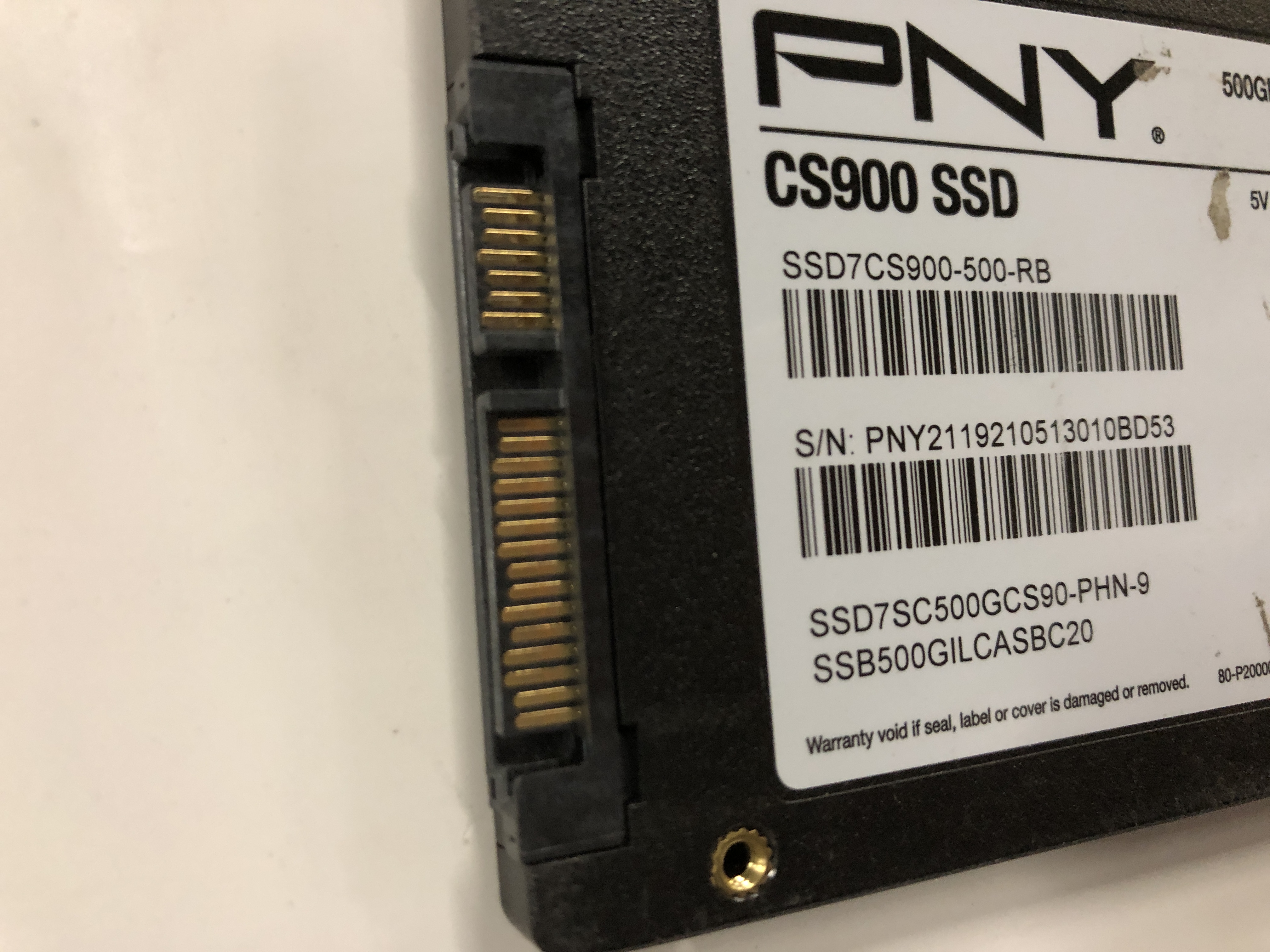 Lot of 5 2.5 SATA 500GB SSD MIX BRAND - Picture 5 of 8