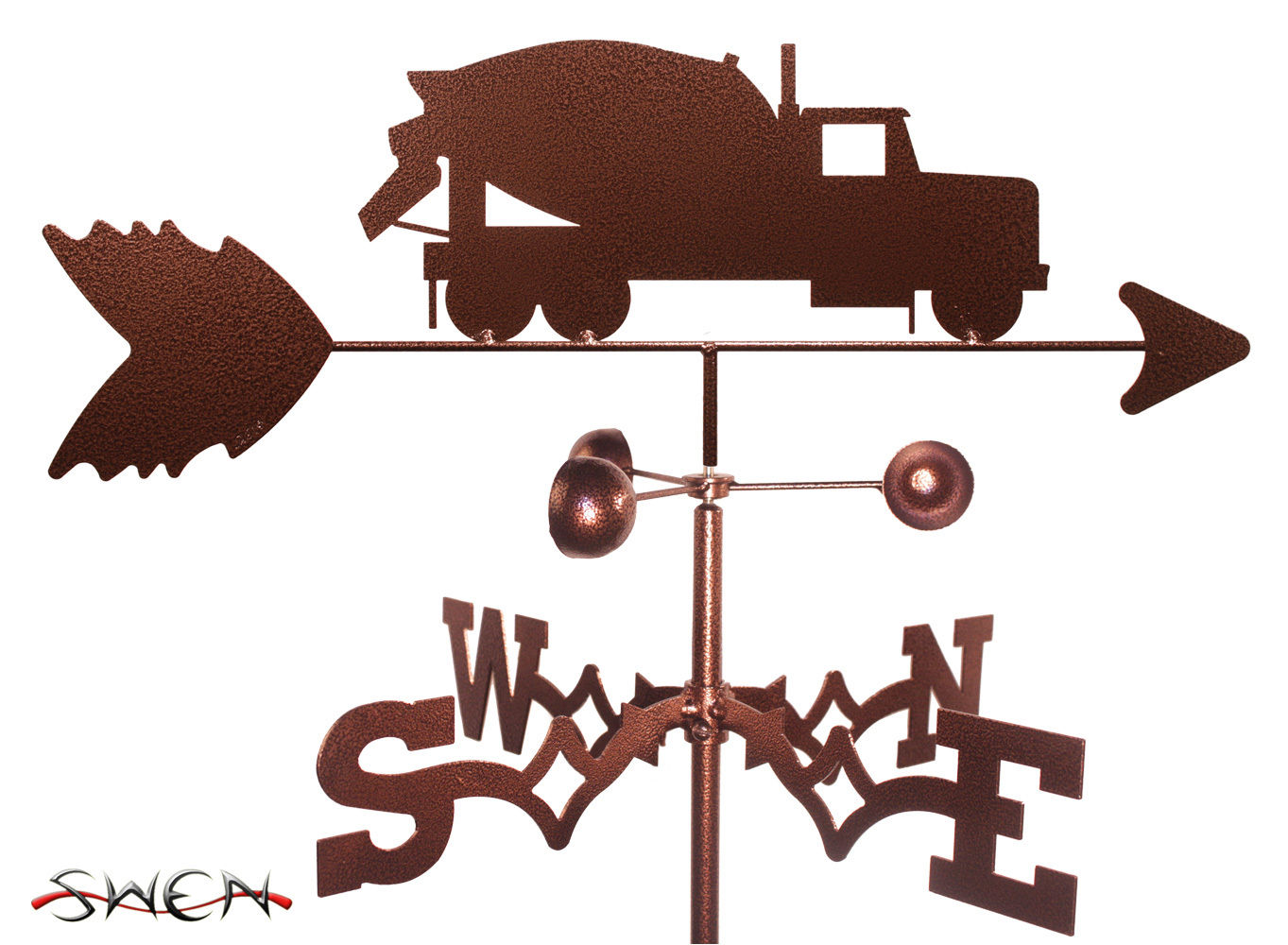 SWEN Products OIL TANKER SEMI TRUCK Steel Weathervane