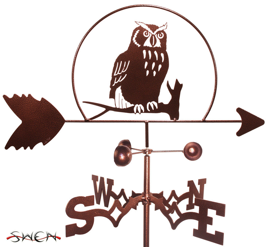 SWEN Products OWL HOOTER BIRD Steel Weathervane eBay