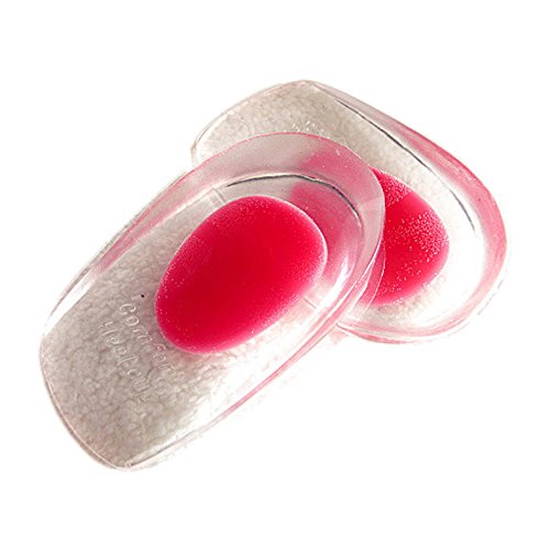 Silicone Gel Insoles Heel Pad Foot Care Cups Calcaneal Spur Care