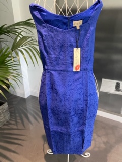 Lindy Bop Beverley Cobolt Two Piece Suit Dress - Picture 10 of 25
