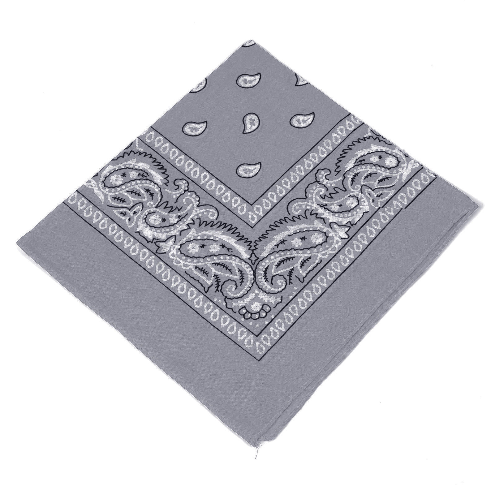 2 x Mens//Womens Paisley Pattern Bandana Head//Neck Scarf 100/% Cotton