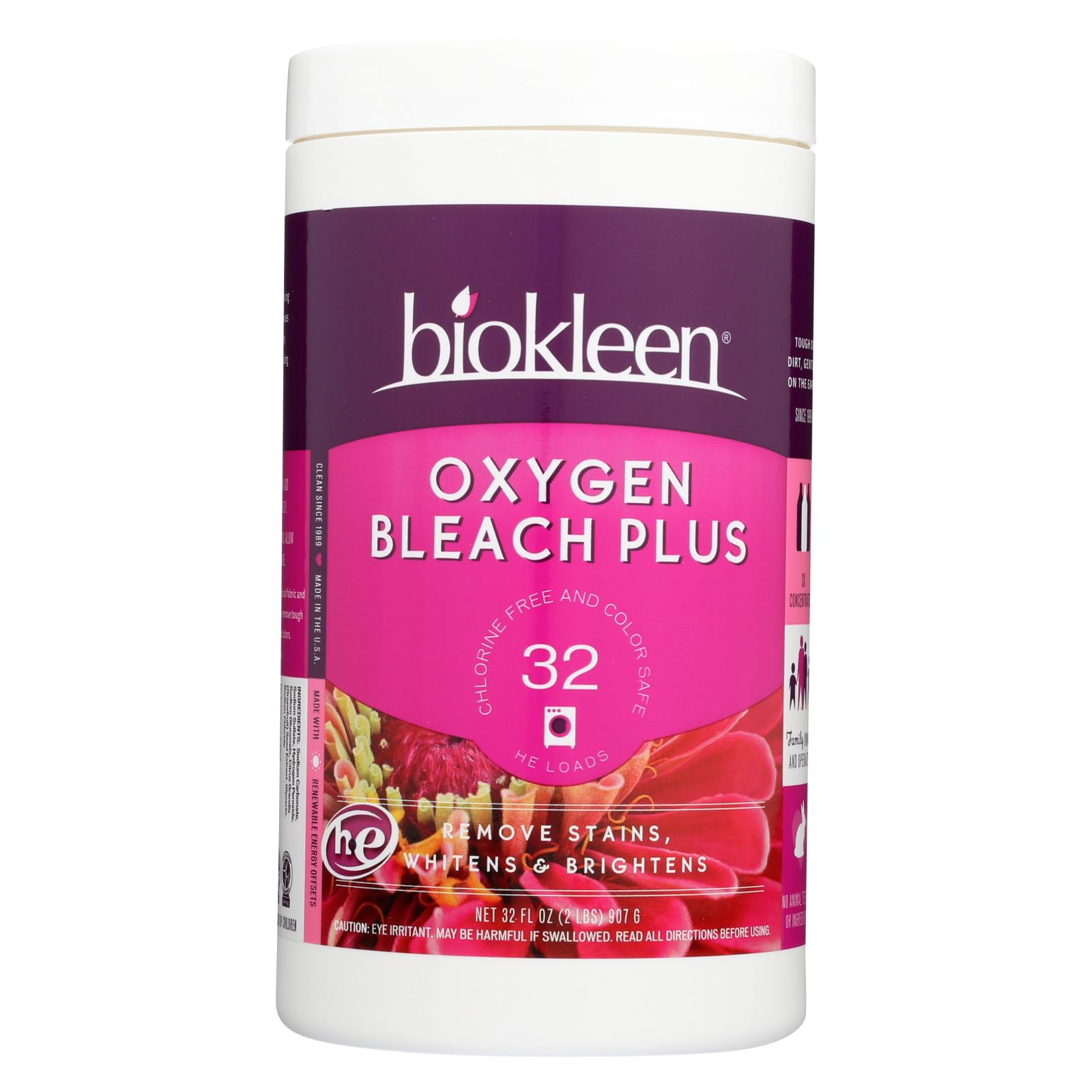 Biokleen Chlorine Free Oxygen Bleach Plus Powder 32 oz 717256000493 eBay