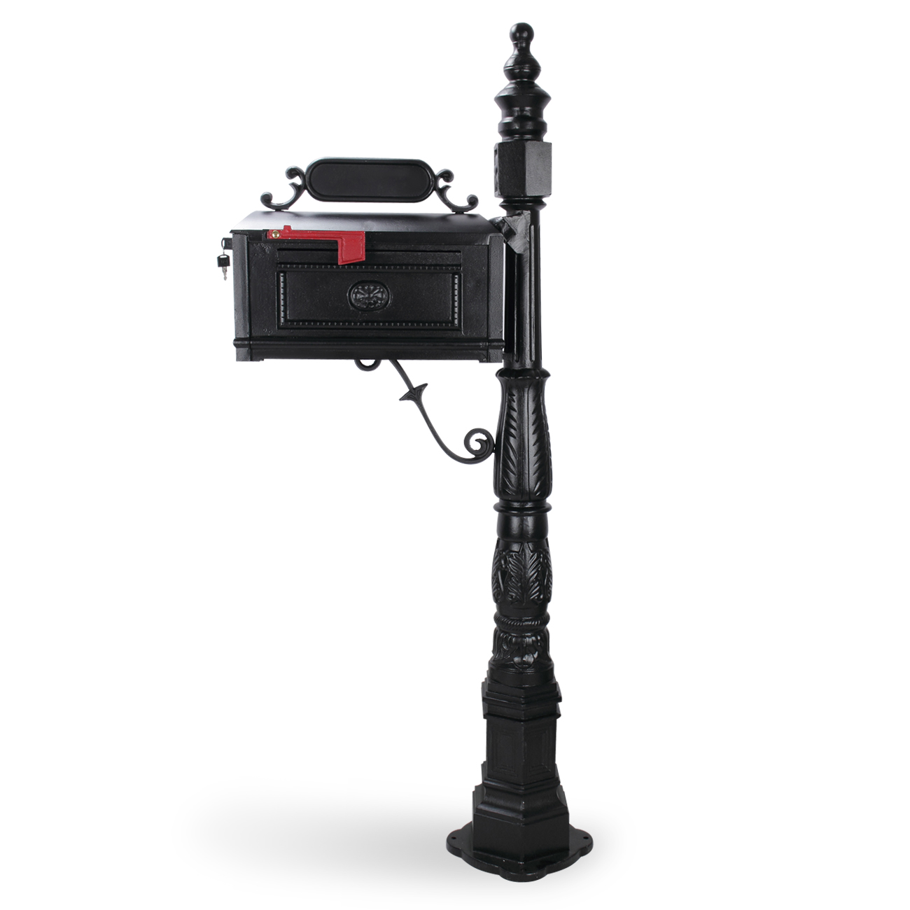 Victorian Barcelona Classic Decorative Aluminum Mailbox Vertical