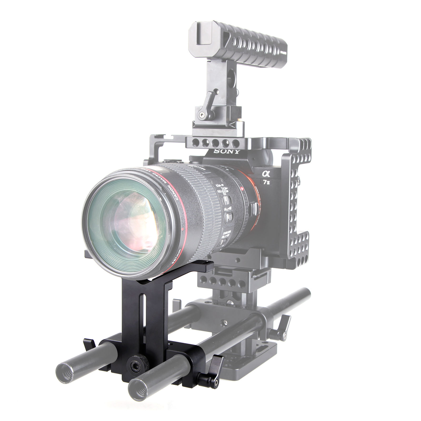 SmallRig Long Lens Support Height Adjustable Lengthen Y Bracket