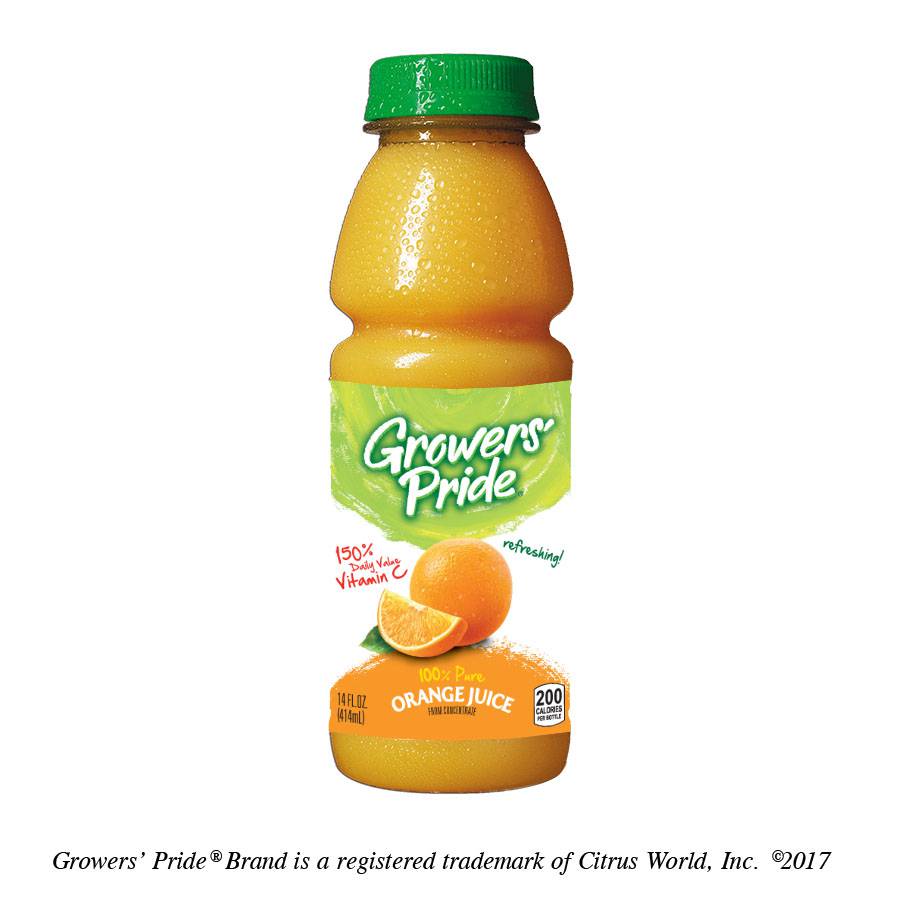 Floridas Natural Growers Pride Orange Juice, 14 Fluid Ounce 12 per