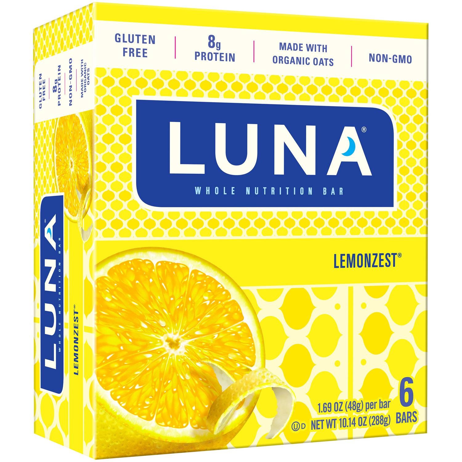 Luna Lemon Zest Snack Bar, 1.7 Ounce 36 per case. eBay
