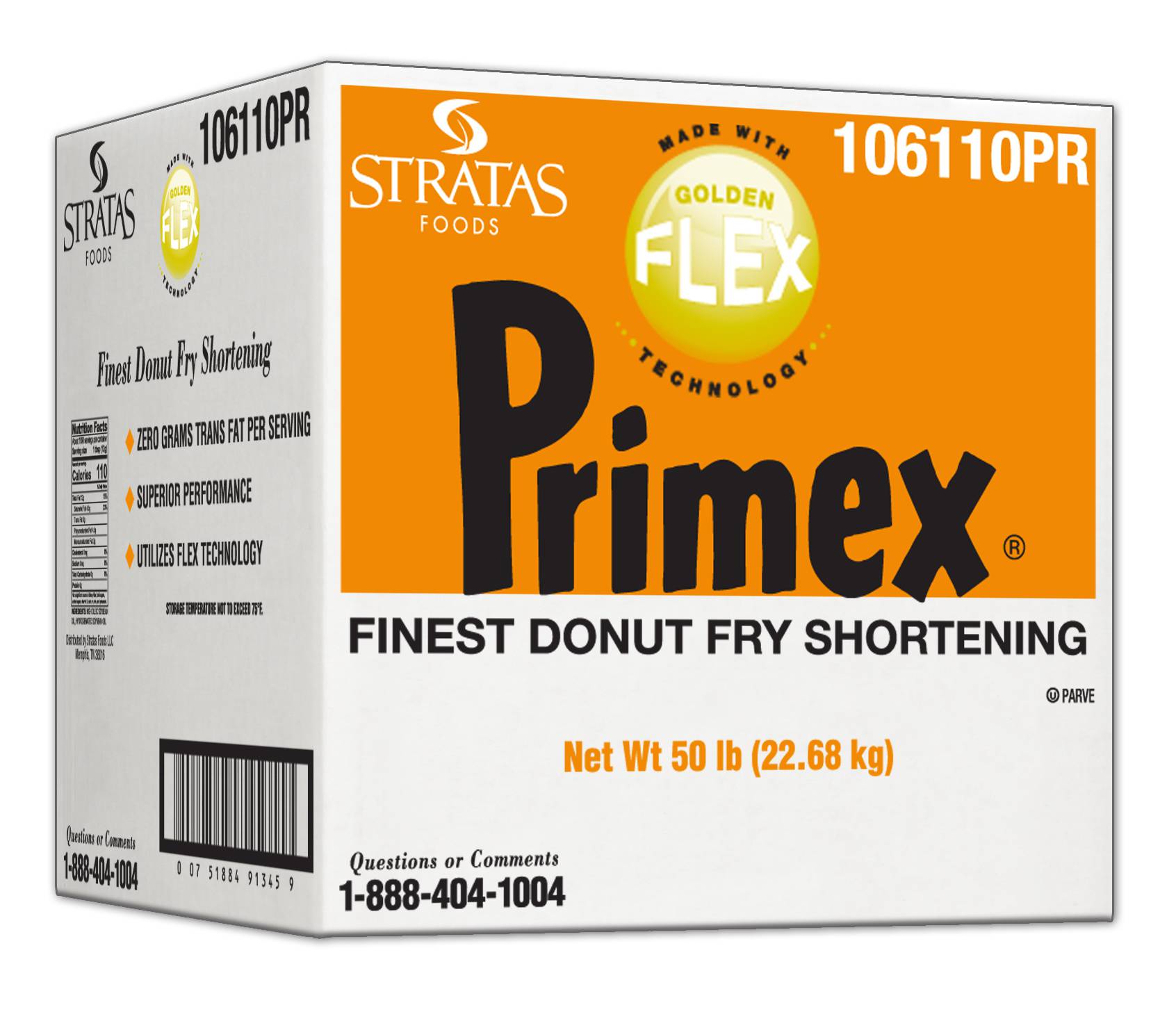 Primex Golden Flex Donut Fry Shortening, 50 Pound 1 each. 751884913459 eBay