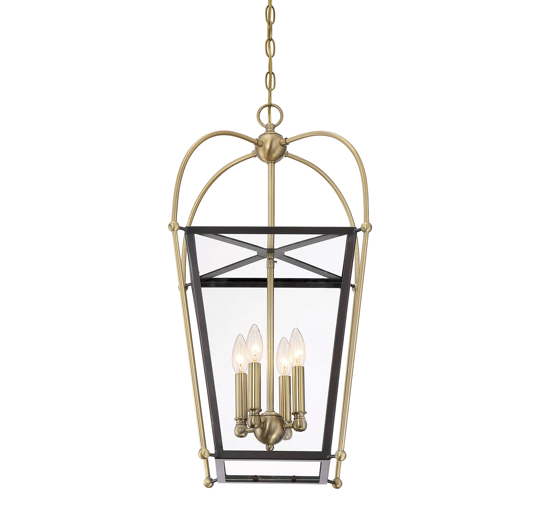 Savoy House Dunbar by Brian Thomas 4Light Pendant in Matte Black w